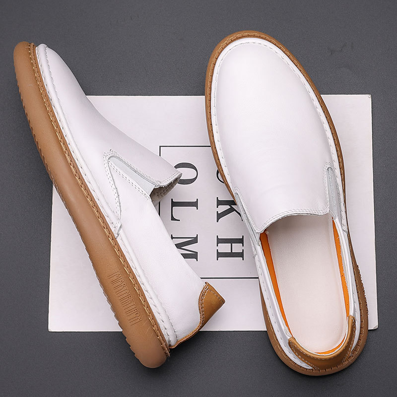In - stock Japanese - style Breathable Men's Slip - on Loafers