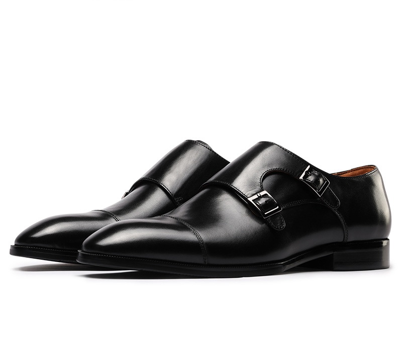 2025 autumn new men's business formal cowhide leather shoes