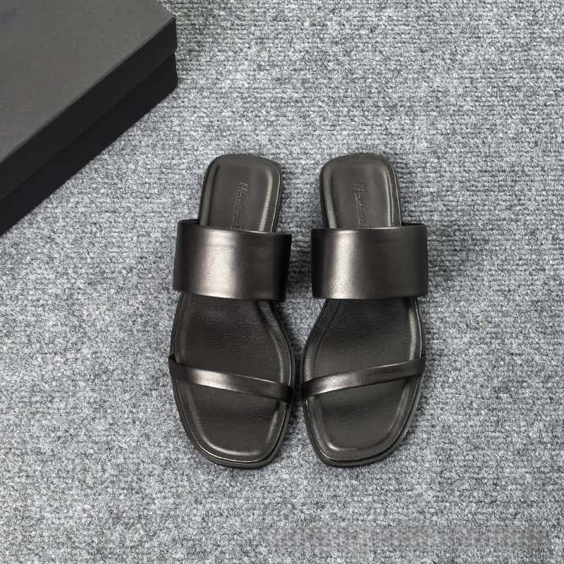 Original Foreign Trade Leather Flat Beach Sandals for Women
