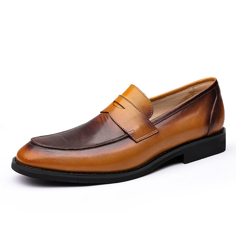 Burnished Leather Derby Monk, Soft Sole