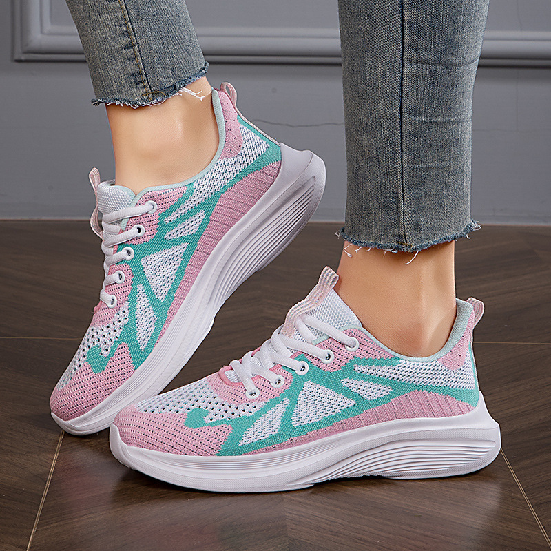 Autumn Fly-knit Breathable Women's Running Shoes