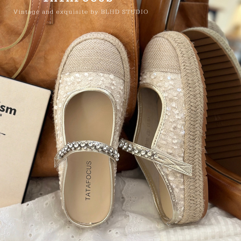 2025 Spring Front Laced Straw Fisherman Mules