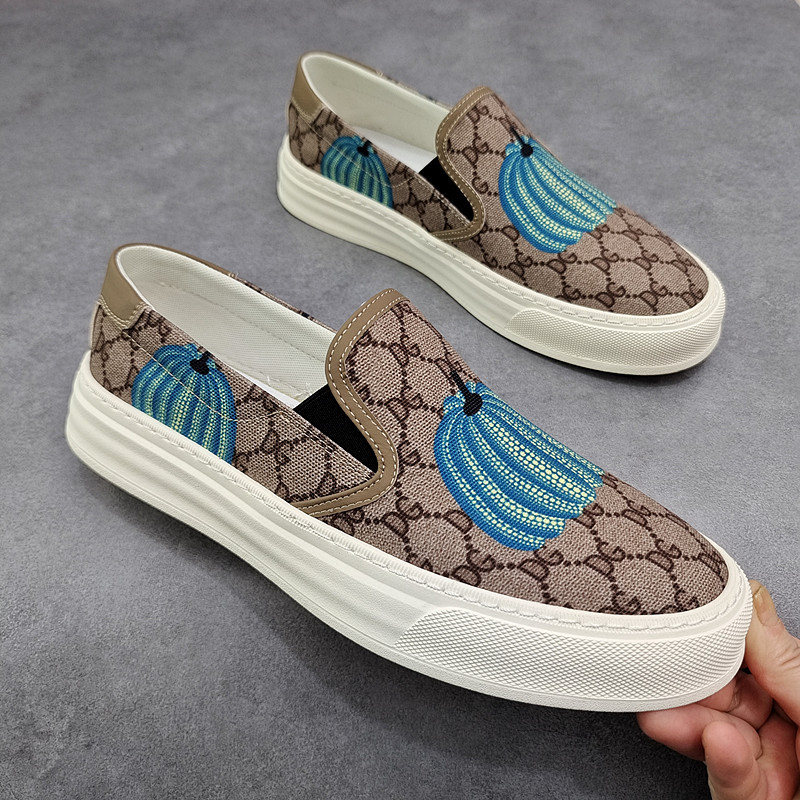 2024 Men's Spring/Summer Korean - style Loafers, Cloth Slip - ons