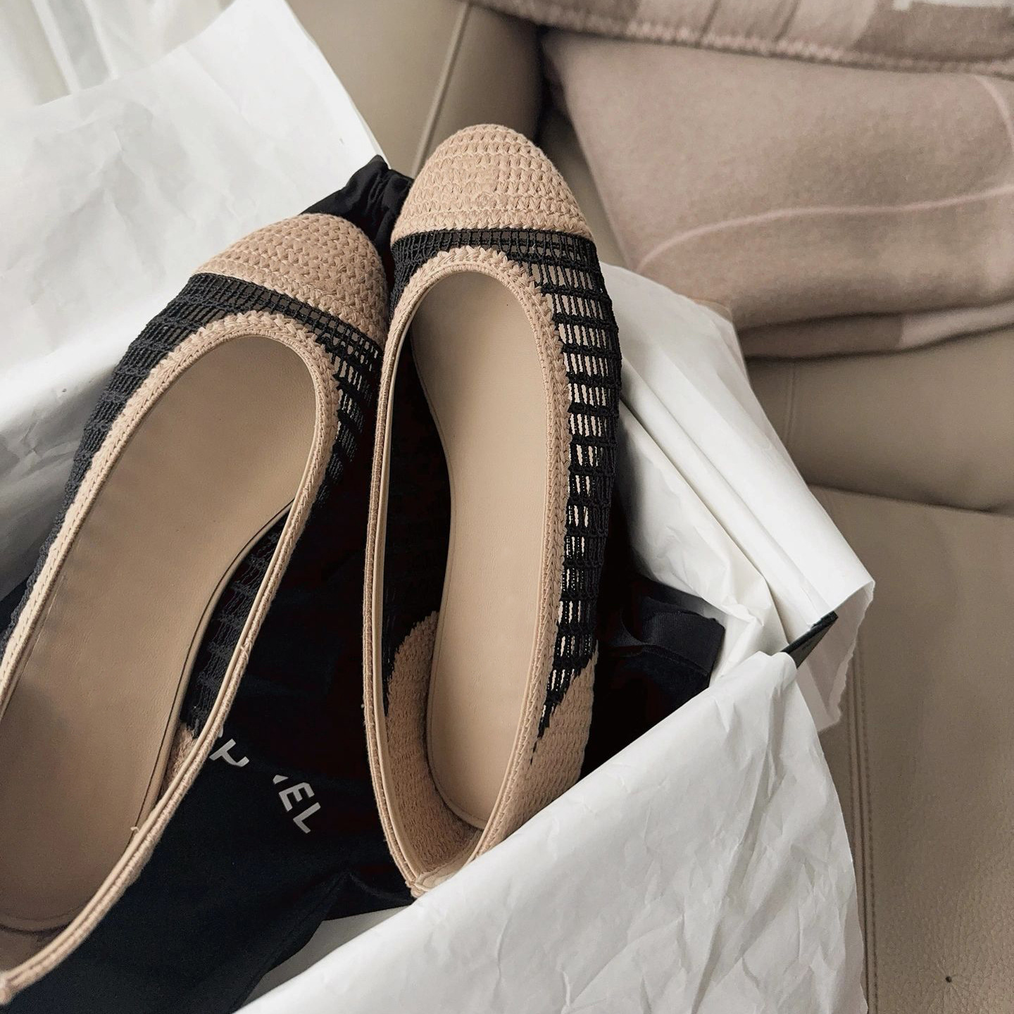 Spring Sheepskin Straw Weaved Ballet Mary Janes
