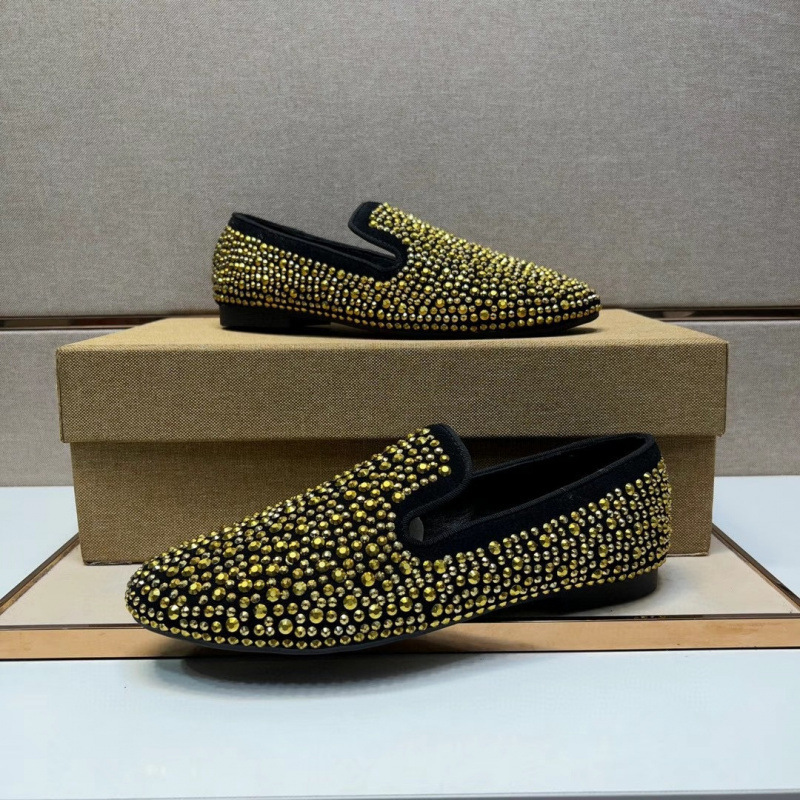 Genuine Leather Business Driving Men's Slip - on Loafers