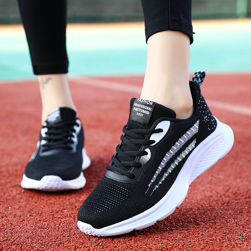 2025 New Cross-border Large-size Fly-knit Casual Shoes