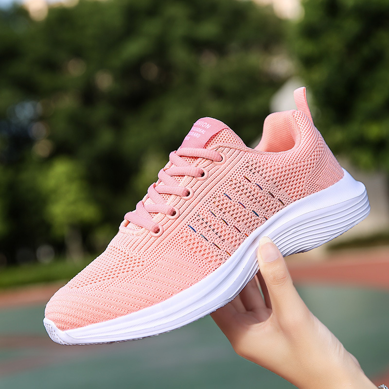 2025 Spring/Fall Lightweight Fly-knit Casual Shoes for Middle School Girls