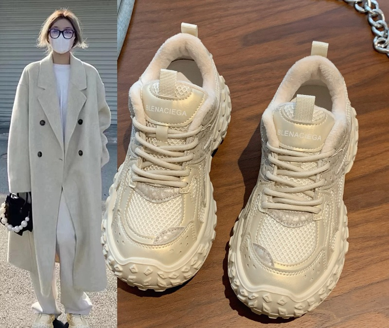 2025 Spring Platform Sneakers Women Glitter
