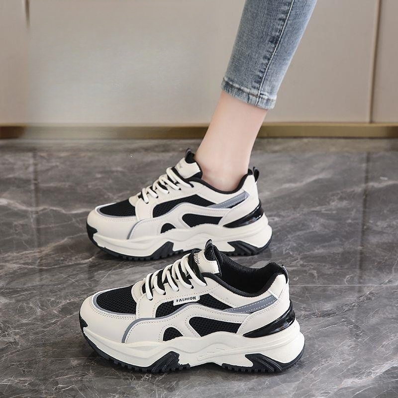 2024 Spring Size 34 Thick Sole Breathable Shoes