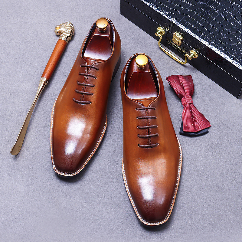 Sale! Men's New Leather Business, Simple, Top-grain