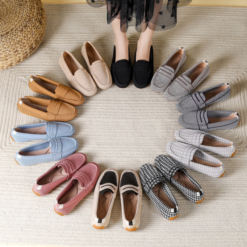 2023 Round Knit TikTok Princess Loafers