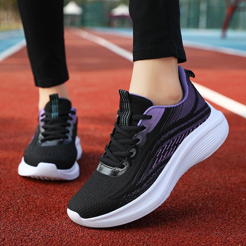 Middle School Girls' Fly-knit Running Shoes for PE Exams