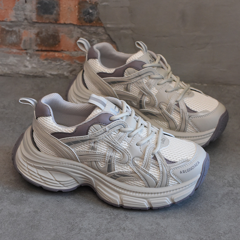 2025 Shougu Mesh Marathon Thick Sole Dad Shoes