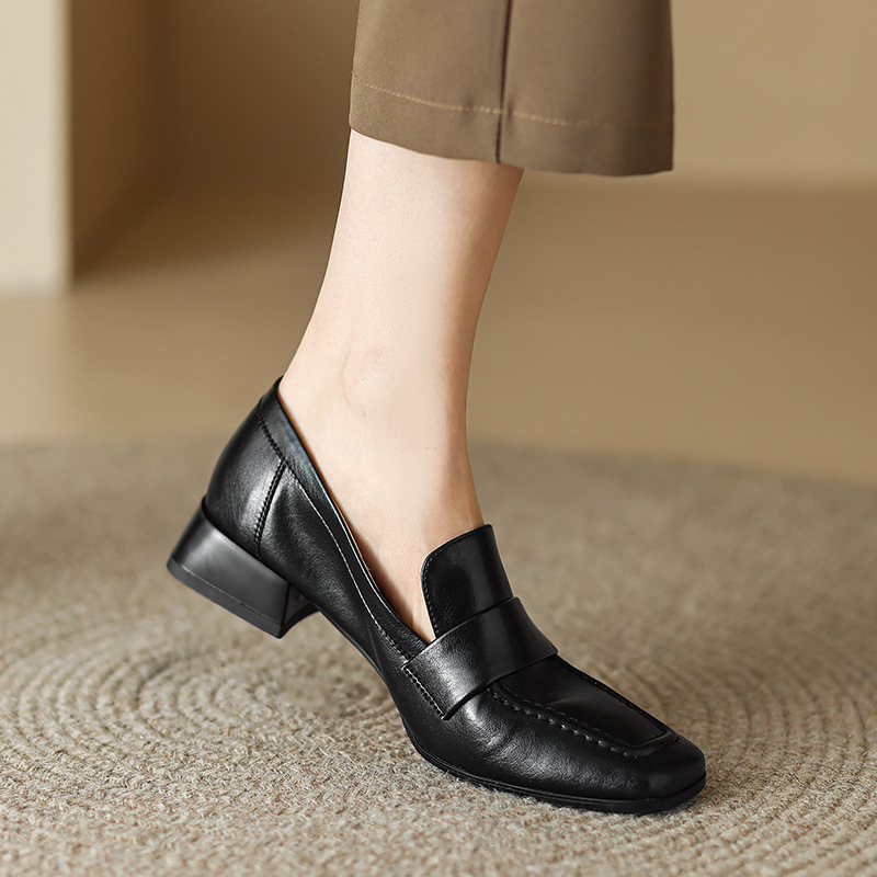 Stylish Low Heel Loafers English Style 2025