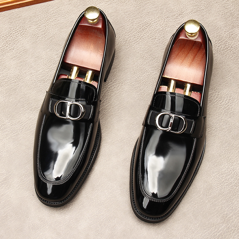 2023 Spring Pointed Leather Fashion Shoes