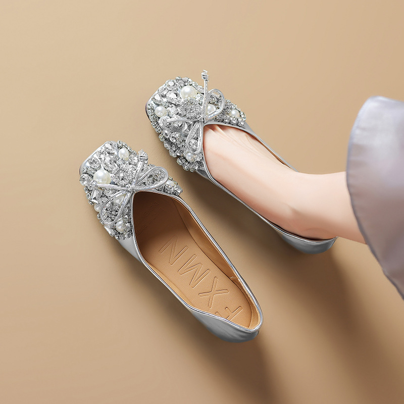 2024 New Inner Height-increasing Leather Wedding Slip-on Shoes