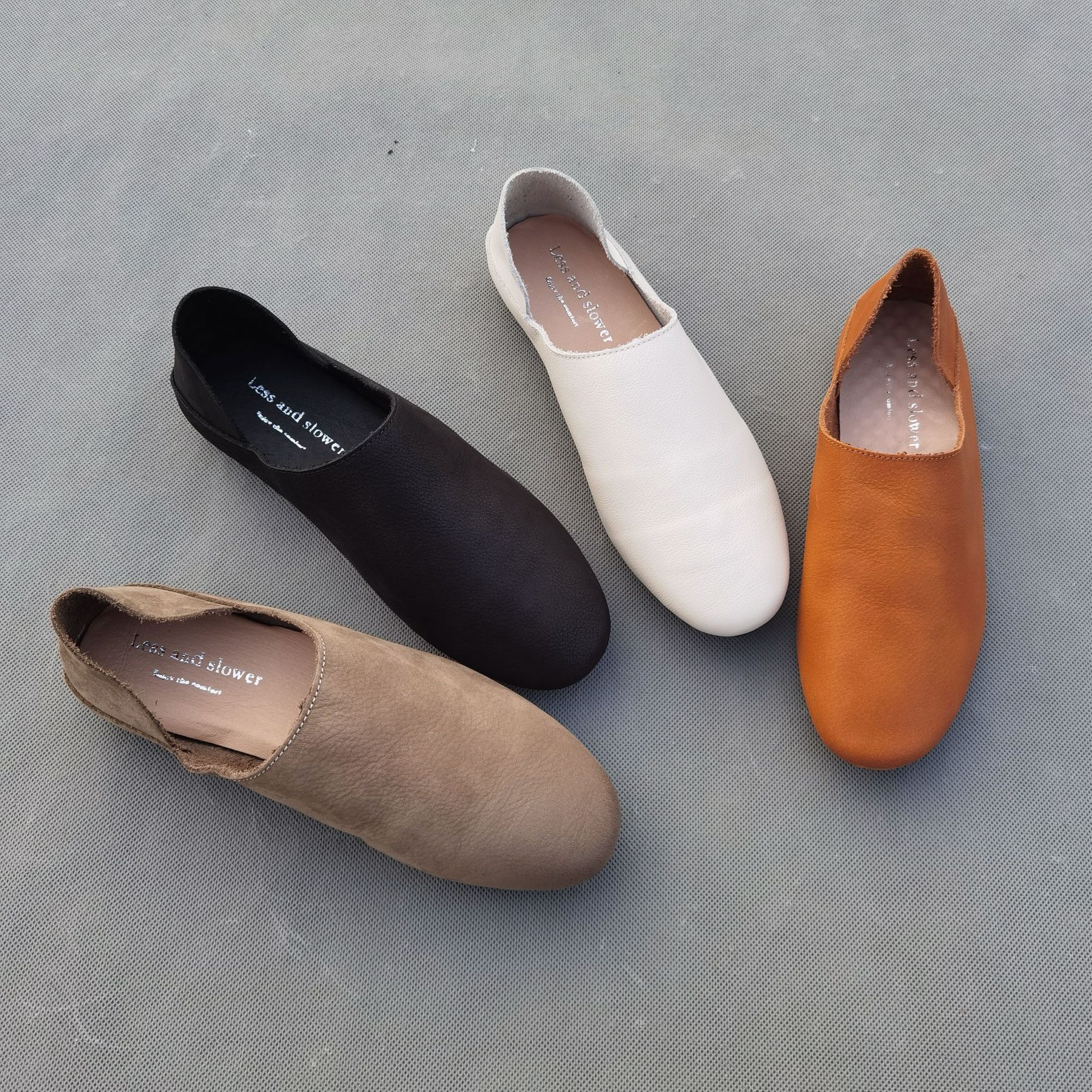 HY028 Two-way Leather Casual Shoes, Stylish and Slimming