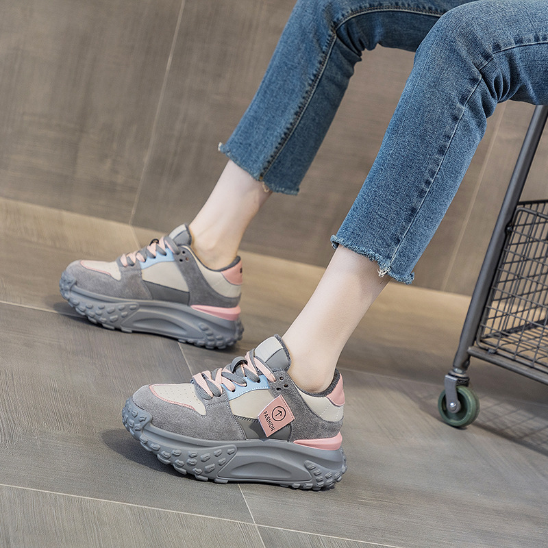 2025 Fall/Winter Korean Style Dad Shoes Women