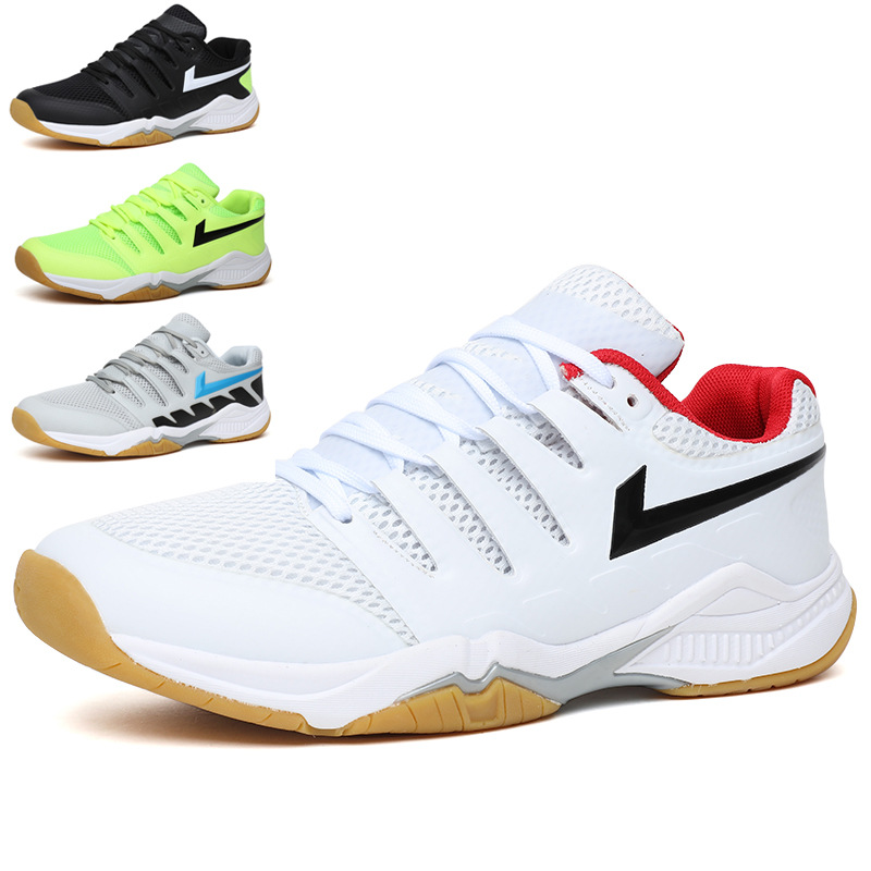 New Unisex Breathable Non - Slip Lightweight Badminton Training Shoes