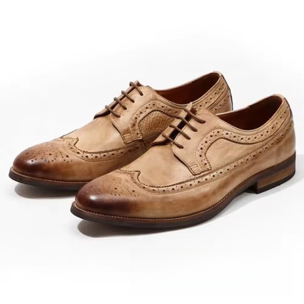New Spring Brogue, Round-toe, Handmade
