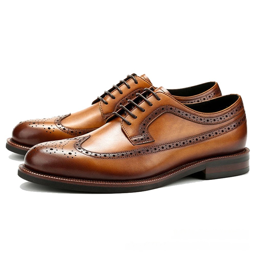 Hand Rubbed Leather, Pointed, for Business