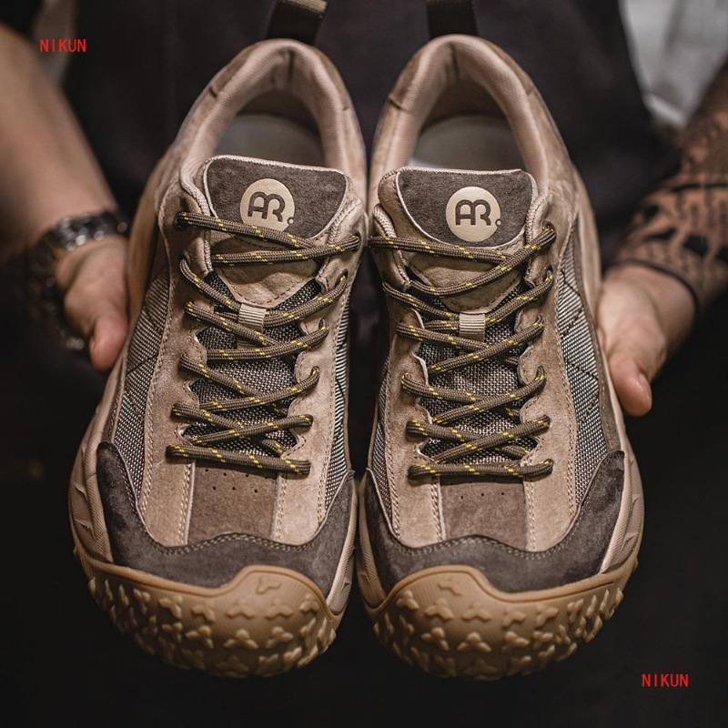 Urban outdoor casual shoes for men, mountain climbing hiking workwear shoes, mountain-style retro sports shoes
