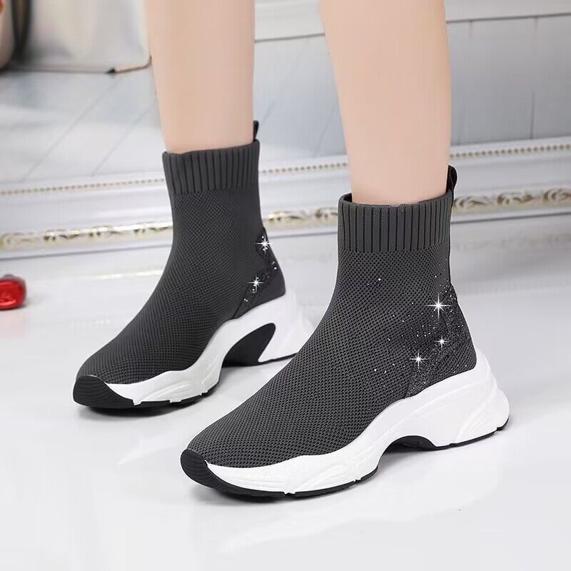 New Fashionable Elastic Sock Boots, Autumn