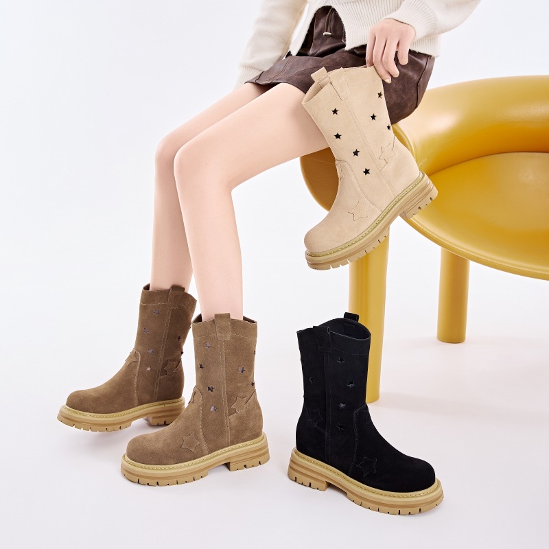 2025 Summer New In - creased - height Western Boots