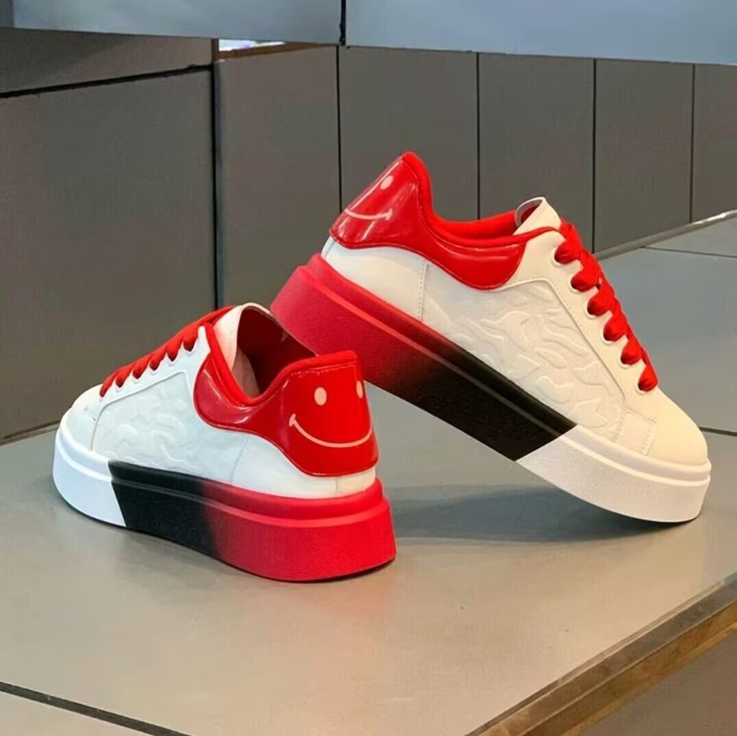 Autumn thick-soled height-increasing gradient men's sneakers