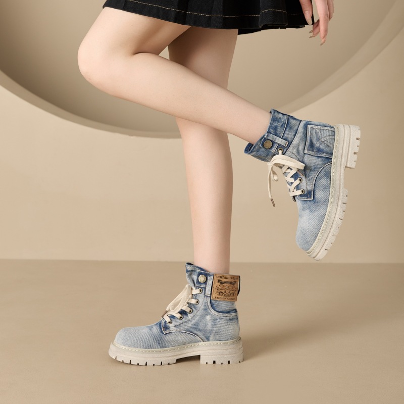 2025 Summer New In - creased - height Cowboy Boots