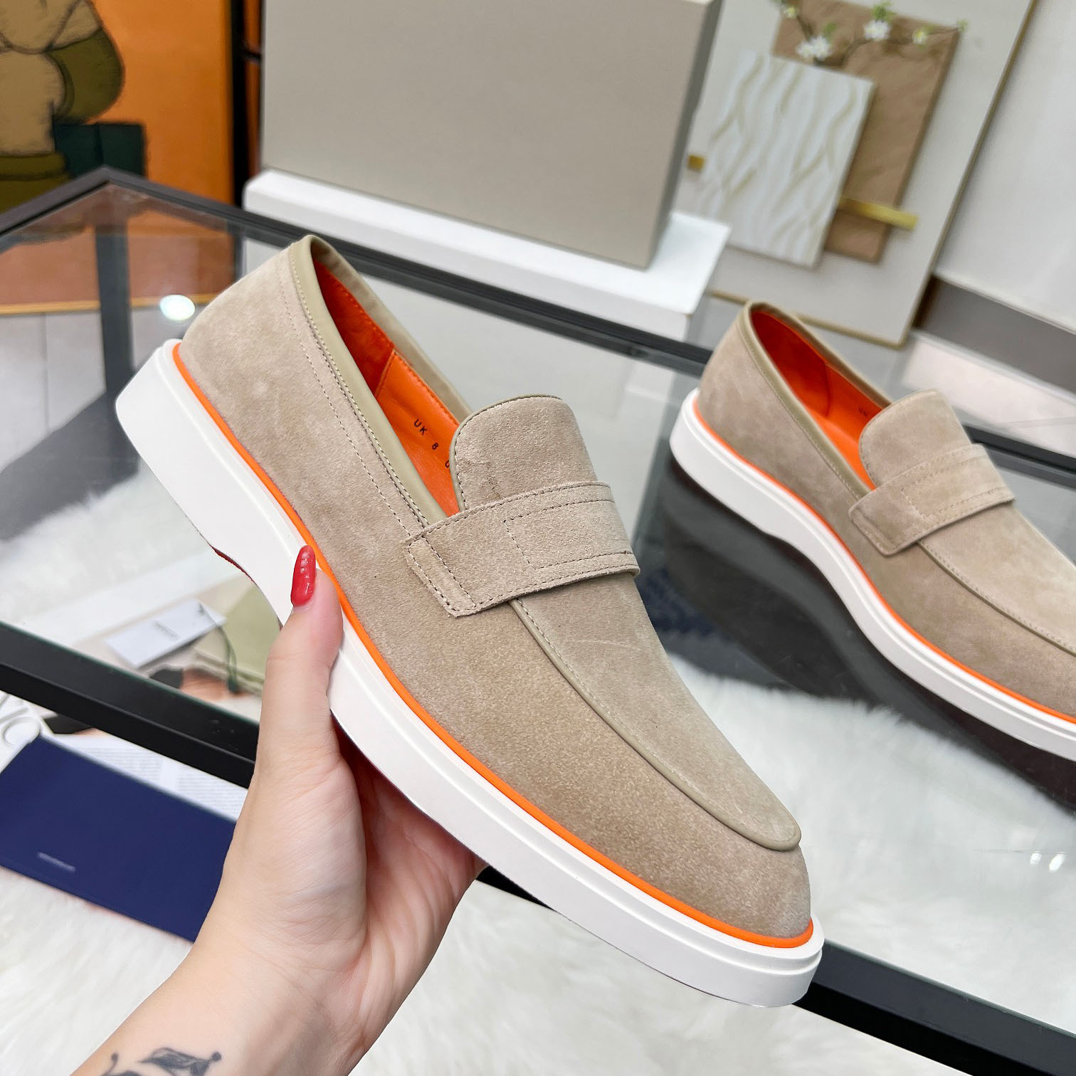 Fall/Winter Suede Men's Loafers, Business Casual Slip-On