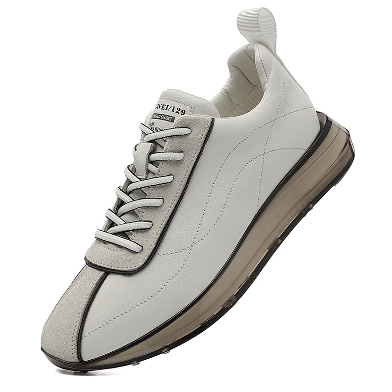 Men's Korean Spring/Autumn Trendy Leather Casual Shoes