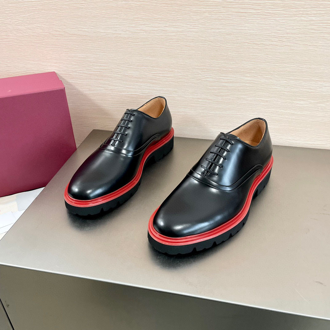 New Autumn British Style Colorful Leather Shoes, Soft Sole
