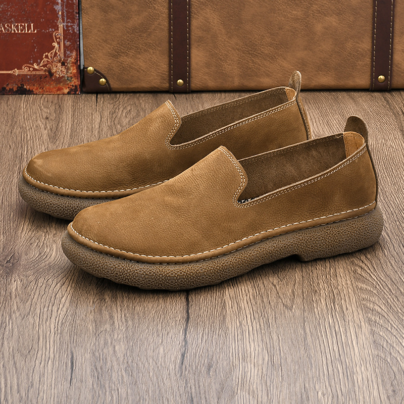 2025 New Men's Driving Shoes, Soft Sole, Casual Loafers
