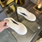 Little Triangle White Suede