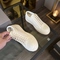 Little Triangle White Leather