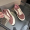 Little Triangle Purple Red Suede
