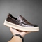 Brown slip - on style
