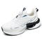 J666 White-Blue Leather Single Shoe Style [Without Fleece]
