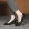 Black [Leather surface, heel height 7 cm]