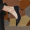 Black (High heel 7 cm)