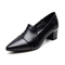 Black Medium Heel 5cm