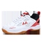 White - red