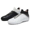 9000 black + white short spikes two - tone