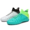 9000 cyan + white short spikes two - tone