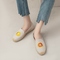 Beige Orange Thick Sole