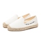 Beige Letter Thick Sole