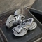 Silver and black