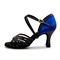 Pearl Fish Braided Style Sapphire Blue Seven-point Heel