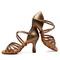 Brown Oil Color Five-strap Leather Style 7.5CM
